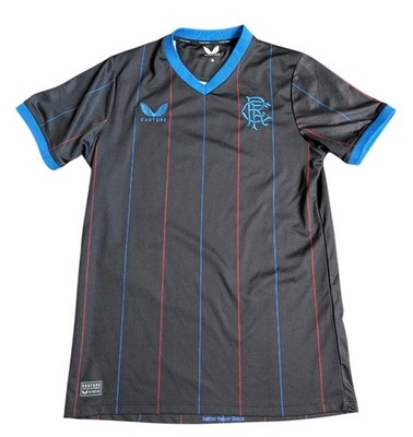 Castore Glasgow Rangers Fußball 4. Trikot 2022/23 schwarz Medium kostenloser Versand 