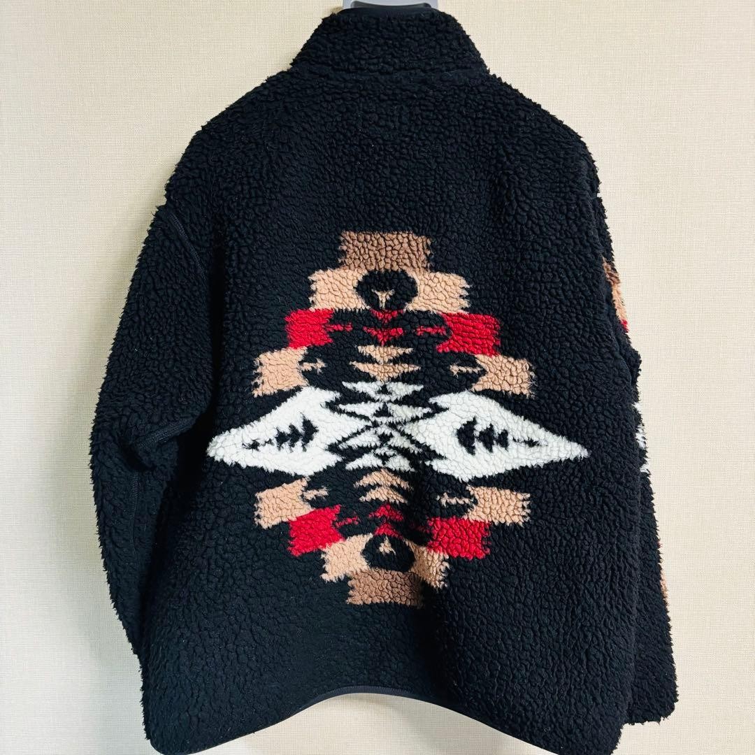 Pendleton×BEAMS Boa Jacket M Black Wool Fleece Na… - image 1