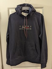 Tommy Hilfiger Adult Large Blue Hoodie New With Tags