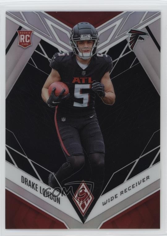 2022 Panini Phoenix Rookies Black 7/10 Drake London #107 0u2s