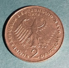 Germany 2 Mark Coin 1974