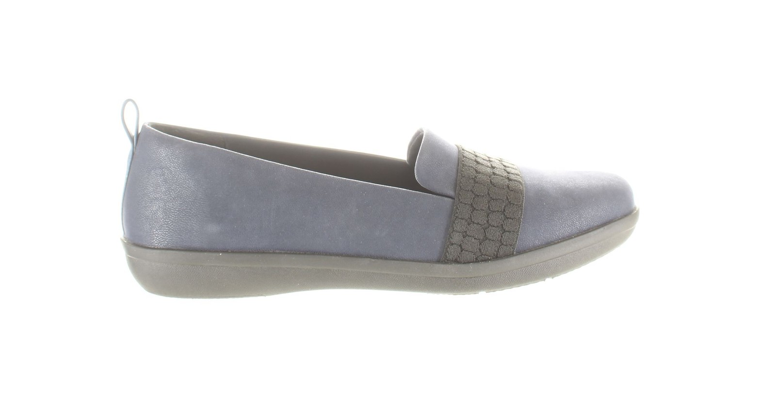 Clarks Womens Ayla Sloane Navy Synthetic Nubuck Loafers Size 9 (1595516)