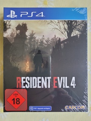 Resident Evil 4 Remake Steelbook Edition PS4 Factory Sealed USK NEU TOP