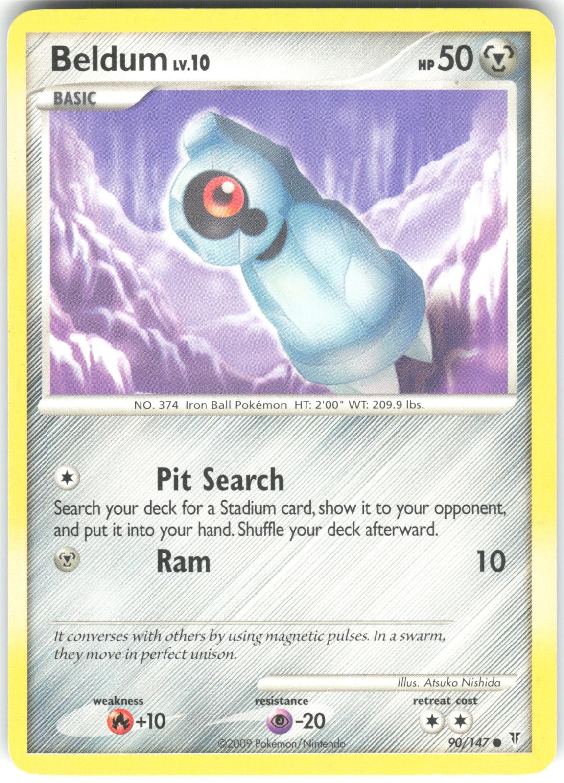 Beldum 90/147 Supreme Victors Pokemon Card HP