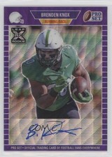 2021 Leaf Pro Set Metal 1989 Purple Wave 3/35 Brenden Knox #PA-BK1 Auto 0a2