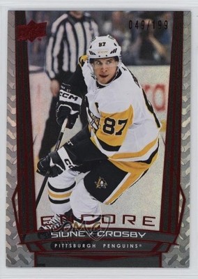 2025-26 Upper Deck Series 2 Encore Red 49/199 Sidney Crosby #E-145 3ut