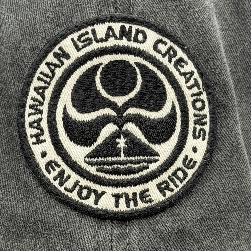 Sombrero ajustable negro HIC Hawaiian Island Creations “Enjoy The Ride” Foto 4 de 4