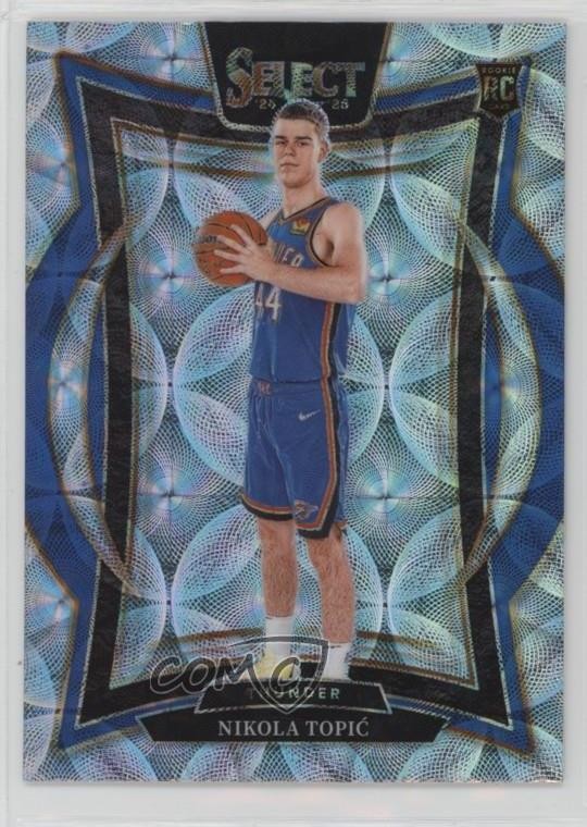 2024-25 Panini Select Concourse Scope Prizm Nikola Topic #89 0b3