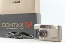 ALL Work [ N MINT+++ Box ] Contax T2 Silver 35mm Point & Shoot Film Camera JAPAN