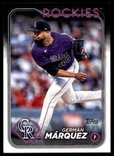 German Marquez 2024 Topps #618 Rockies MLB READ FREE SHIPPING AutographDen