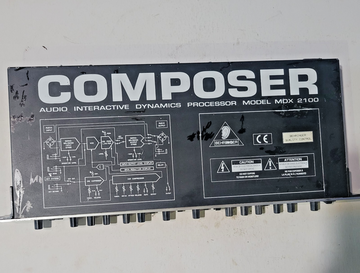 Behringer MDX2100 Composer Dynamics Processor MDX 2100 for sale