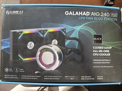 Lian Li - Galahad AIO 240 UNI FAN Edition - 240mm RGB CPU Cooler