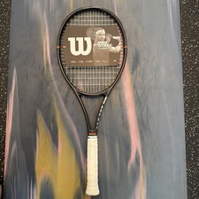 Wilson Pro Staff 97 Classic 4 3/8 Tennis Racquet. Natural Gut / Luxilon strung