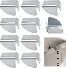 15 PCS Shelf Clips Bracket Replacement for Garage Cabinet, Removable Metal...