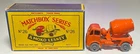 Matchbox Lesney #26 Orange Cement Lorry With Box