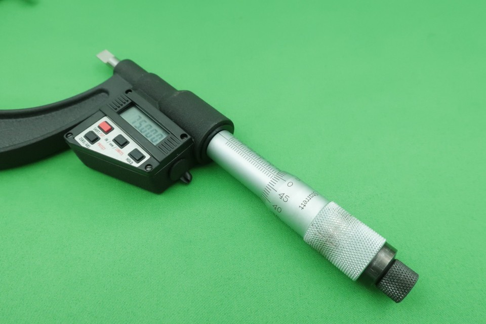 Starrett Digital Blade MIcrometers 786MEP-50 & 786MEP-75 SPC Plus 25 ...