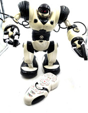 Robot TESTED WowWee Robosapien v1 Toy Robot w/Remote White/Black
