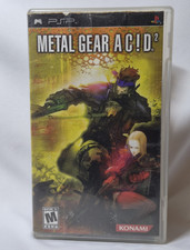 Konami Metal Gear Ac!d 2 PSP 2006 3D Glasses Manual Multiplayer M NTSC-U/C