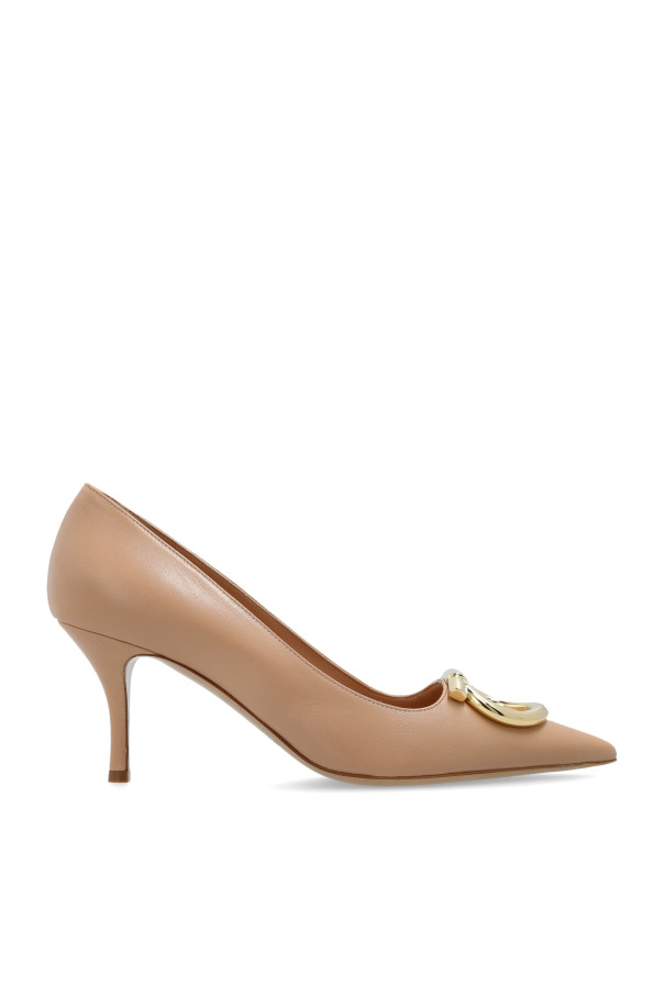 FERRAGAMO - Women - Heeled shoes ''Lara'' - Beige