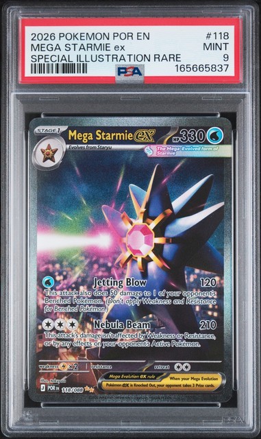 Mega Starmie ex #118 (Perfect Order)