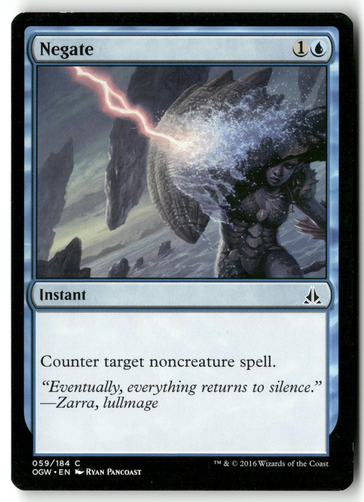 Negate 59 Oath of the Gatewatch Magic: The Gathering Common Lightly Played