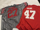 Ohio State legends - AJ Hawk/Eddie George - retro jerseys - size XL — photo 1