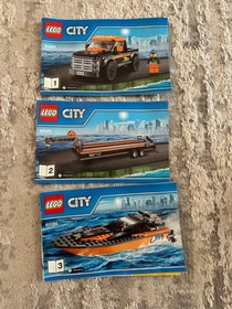 LEGO CITY: 4x4 with Powerboat (60085), 100% Complete with Instructions