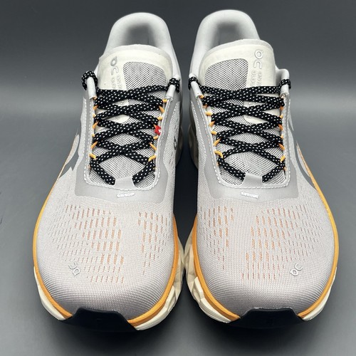 On Running Cloudmonster 2 Mens 9.5 Grey Orange Training Shoes Running Sneakers - Picture 2 of 16