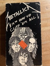 Metallica Cliff Em All VHS 1987