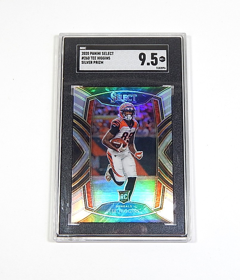 2020 Panini Select Silver Prizm Tee Higgins RC #260 Rookie SGC 9.5
