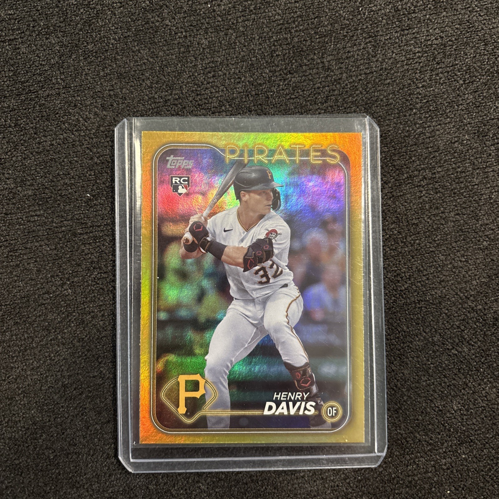 2024 Topps Series 1 - Henry Davis #295 Gold Foil (RC)