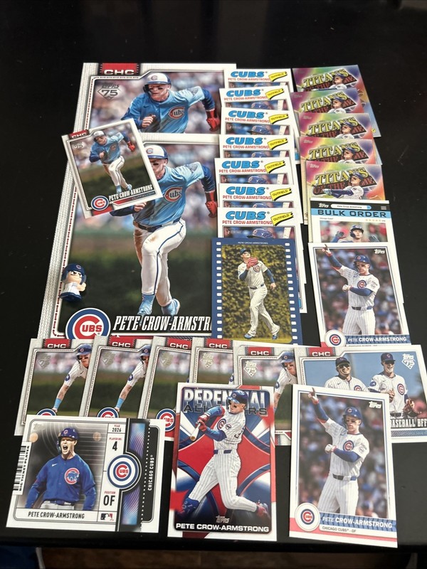 2026 Topps Pete Crow-Armstrong Companion Oversized (2) Teenymate  25 Cards