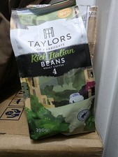7 X Taylor of Harrogate Rich Italian Coffee Beans 200g 22.78 per kilo