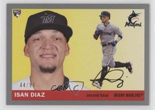 2020 Topps Archives 1955 Topps Silver 44/99 Isan Diaz #72 5kz