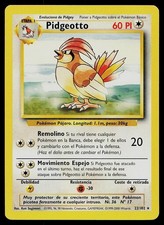 Carte Pokemon Set Base Unlimited Pidgeotto 22/102 Rare Spagnole