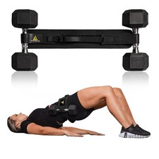 Exercise Hip Thrust Belt Adjustable Glute Trainer for Dumbbells Home Workout