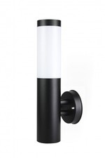 Außen Wandlampe Schwarz Edelstahl IP44 E27 BETULA Leuchte Haus Balkon Terrasse