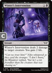 Winter's Intervention 123 Common Duskmourn: House of Horror