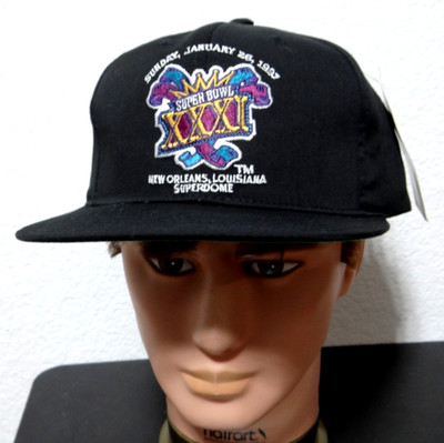 VTG Super Bowl XXXI Snapback New Orleans Superdome 1997 Hat NOS ANNCO NFL NEW!