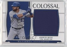 2022 Panini National Treasures Colossal Materials 85/99 Edwin Rios #CLM-ER 0a3