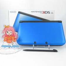   Very Good  Nintendo 3DS LL XL Blue x Black Console Japanese Edition RET1124/01