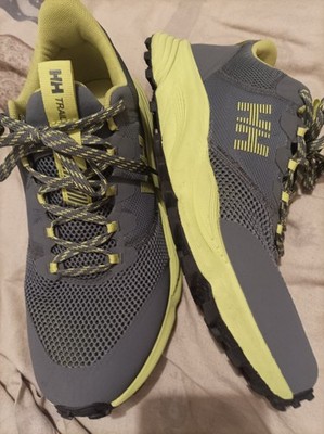 Helly Hansen Trail Runner Herren Trail Sneaker Grau/Gelb Mesh Schnürung Low Top