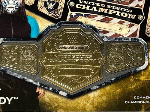 WWE Smackdown Jeff Hardy United States Championship Medallion Topps 2019 03/10 - Bild 3 von 5