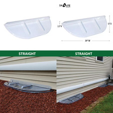 Straight Flat Window Well Cover 39 In. W X 13 In. D X 2-1/2 In. H Economy USA