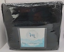 Harbor  Hearth 21" Extra Deep Pocket Fitted Sheet, Flat Sheet, 4 Pillowcases