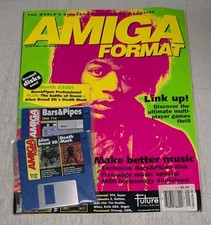 Amiga Format Magazine w/Disks  May1995 Bars Pipes Alien Breed 3D Death Mask MORE
