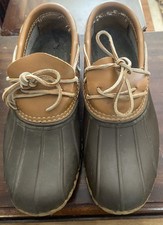 LL Bean Maine Men's Size 9M Low Moc Duck Boot Made In USA
