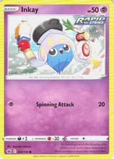Inkay Chilling Reign 69 Normal Pokemon TCG NM