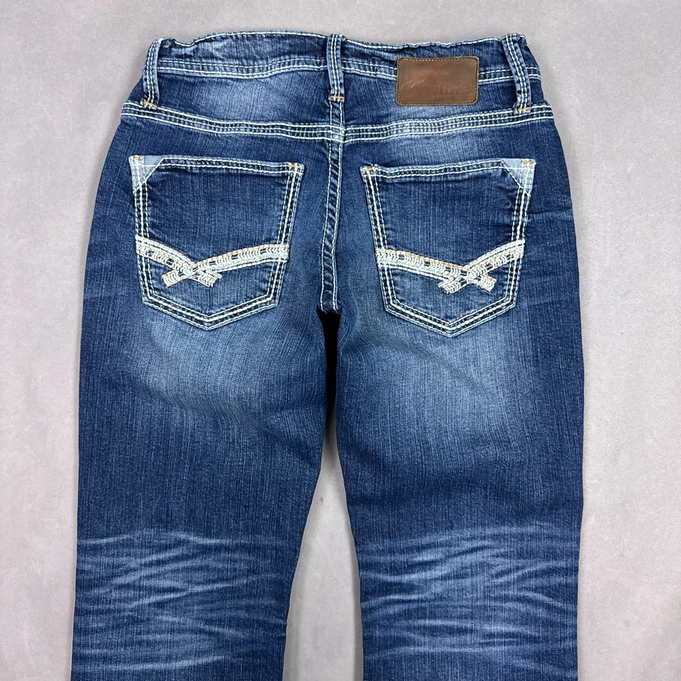 Buckle BKE Jeans Mens 28x29 Blue Carter Bootleg Denim Pants Washed Out (Tag27S) - Image 4 of 4