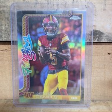 2025 Topps Chrome Football - Jayden Daniels Future Stars Refractor Silver